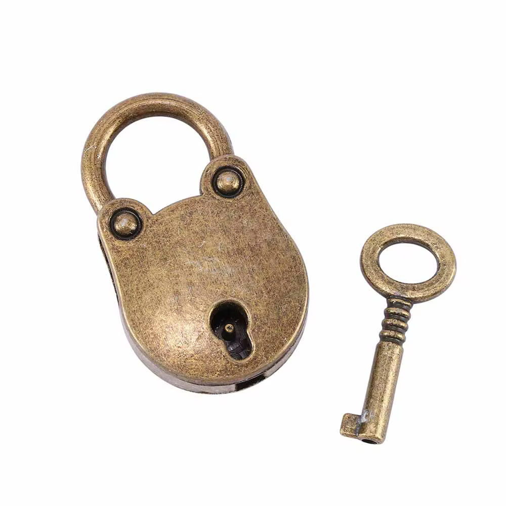 1 ensemble de Mini cadenas Archaize avec clé, vieux Vintage