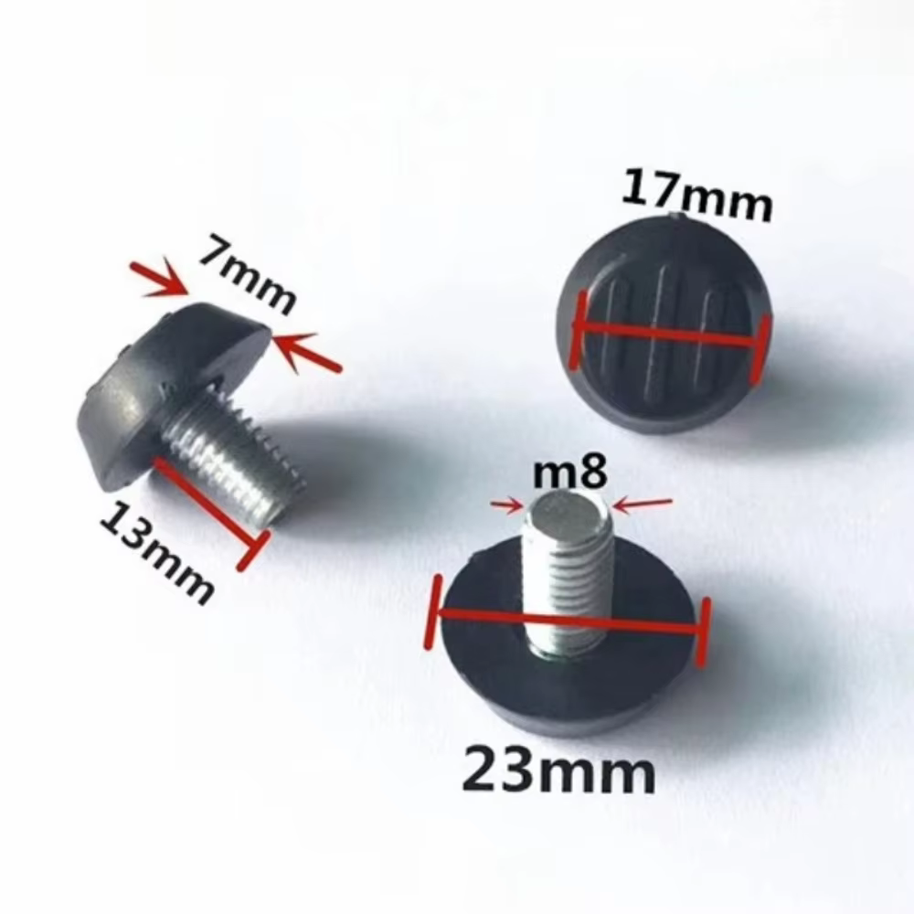 10 pièces Pieds de réglage réglables M8 pour meubles, pieds antidérapants pour canapé, support de pi