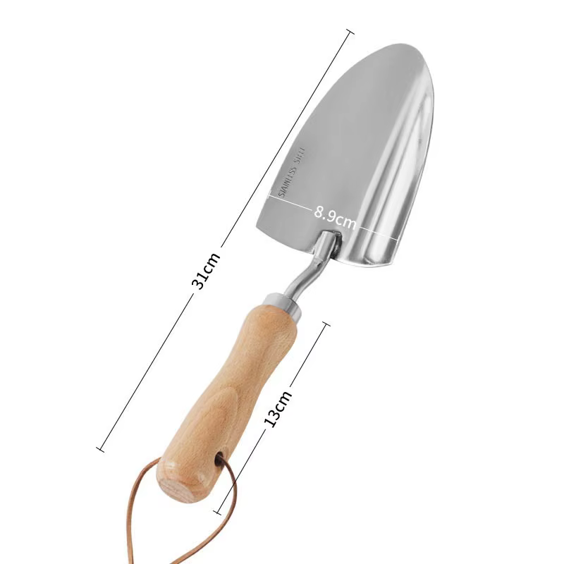 Ensemble d'outils de jardin, râteau/fourchette/pelle robuste en acier inoxydable, Kit de jardinage, 