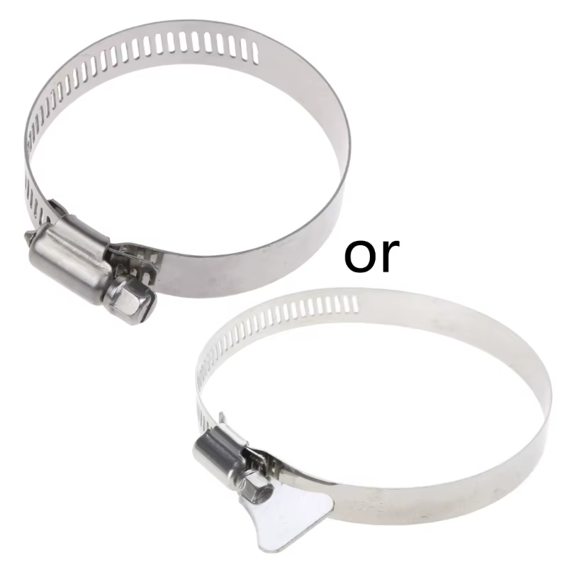 Colliers de serrage pour tuyaux d'entraînement en acier inoxydable, diamètre 50/75/100/150/200mm, en