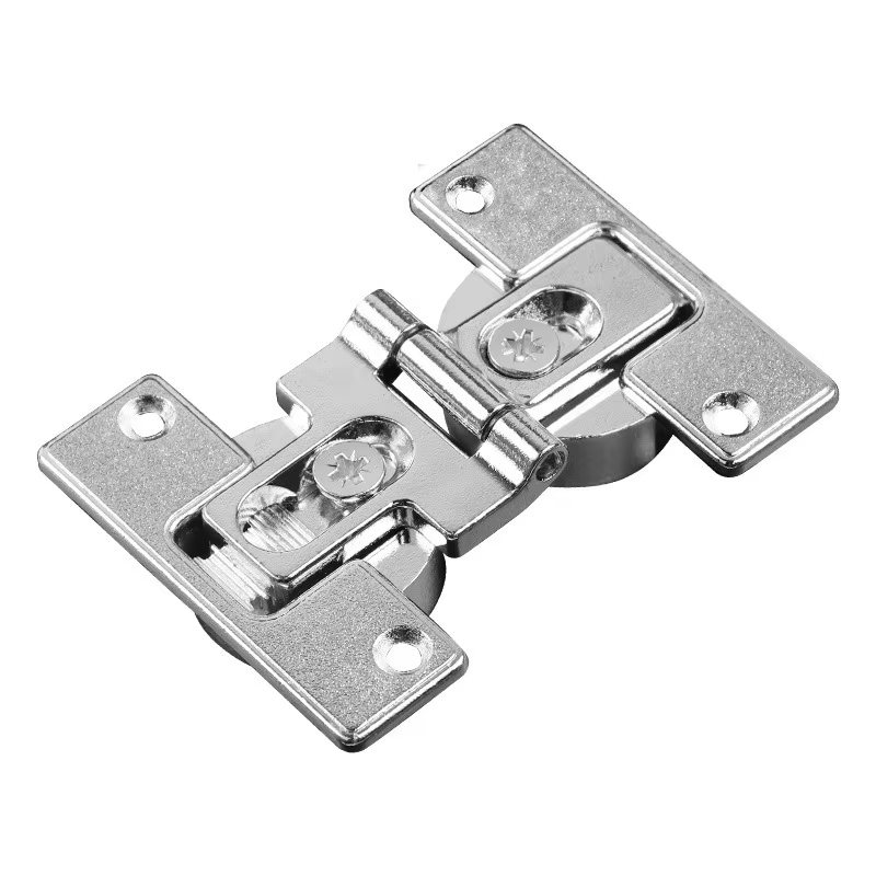 Charnières pliantes pour placard en alliage de zinc, 180° °   Charnière de porte coulissante pliante