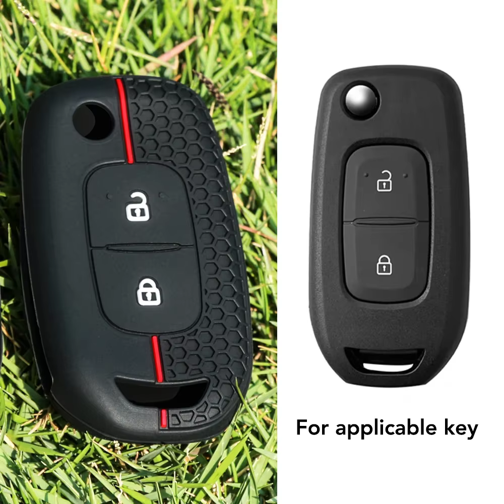 Juste de clé de voiture en silicone pour Renault, Kadjar, Captur, Megane, Sandero, Stepway, Logan, C