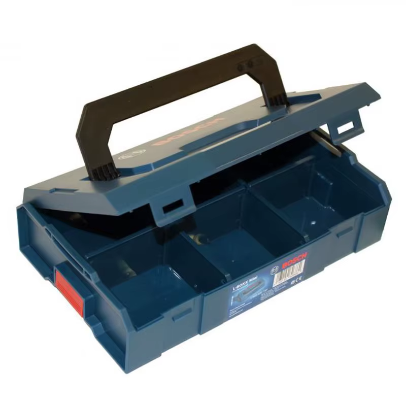 Bosh L-Boxx Mini Boîte à Outils Professionnelle, Boîte à Outils Empilable, Portable, Multifonctionne