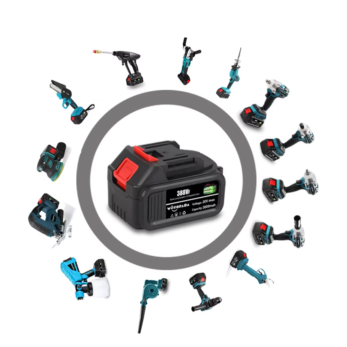 Batterie lithium-ion aste pour Makita, outil électrique sans fil, haute capacité, 18V