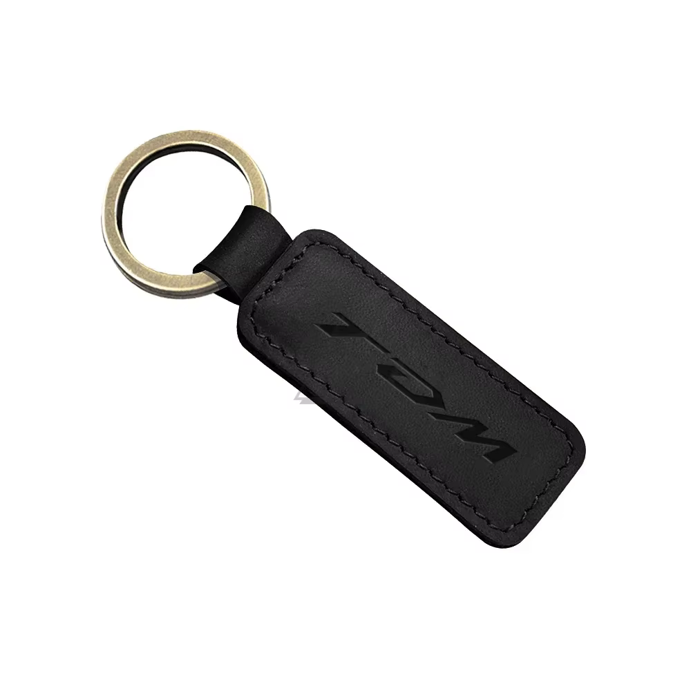Porte-clés en cuir de vache pour moto Yamaha TDM 850 900
