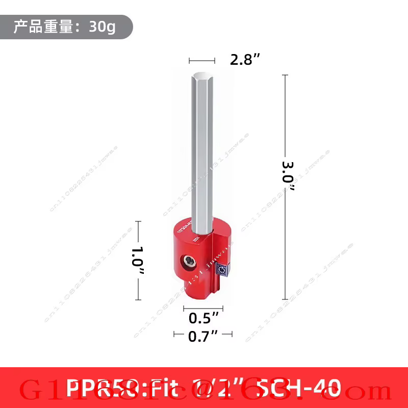 Ensemble de 8 pièces, alésoir PVC 7 pièces pour raccords de tuyaux, outil d'expansion, alésoir PVC