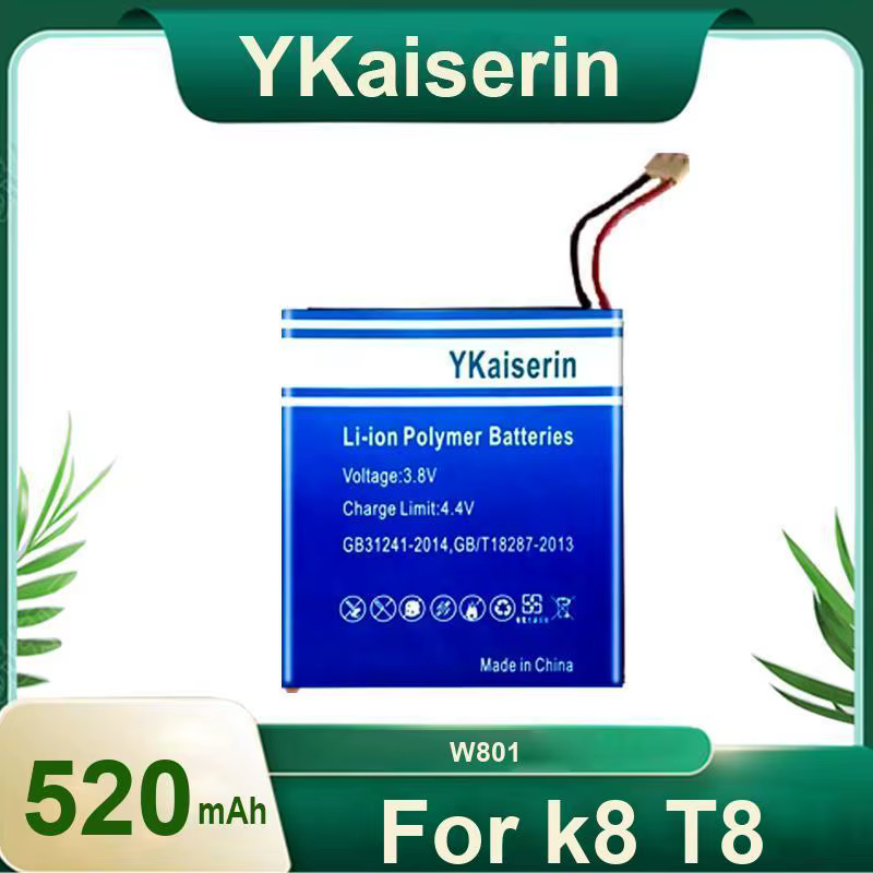 Batterie fiable stable d'alimentation 520Mah W801 pour K8 T8