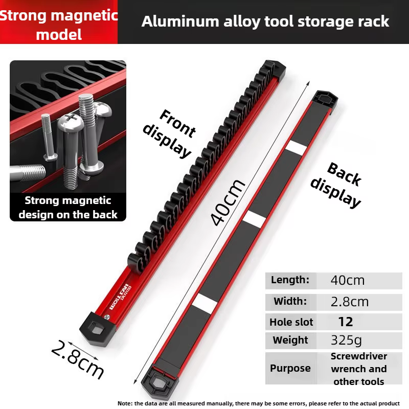 Porte-outils magnétique puissant, matériel de rangement Durable, porte-outil, clé magnétique, tourne
