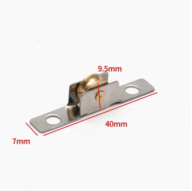 Rouleau de poulie de volet en acier inoxydable, 4 pièces, pour porte coulissante, roue de piste, qui