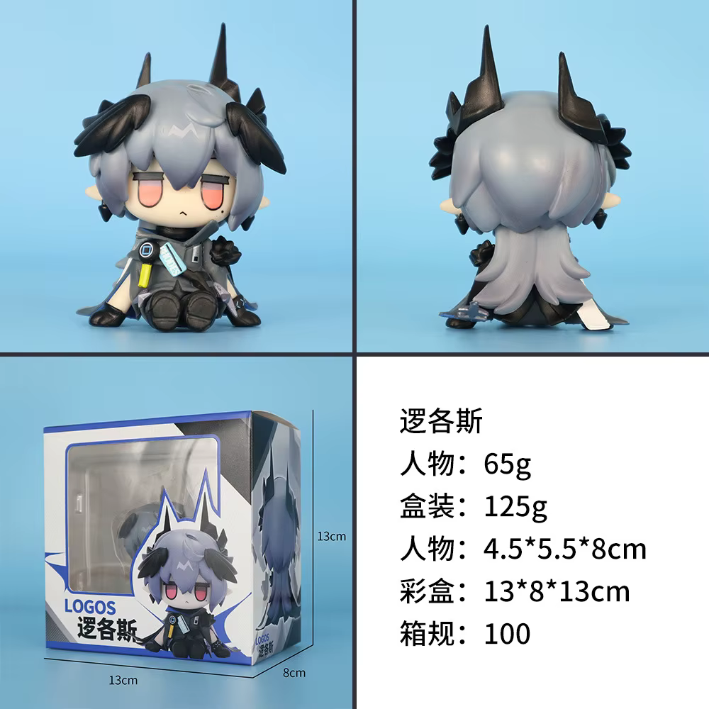 Figurine de collection Arknights Wisadel Theresia Vulpisfoglia Texas Logos Lappland, modèle de jeu, 