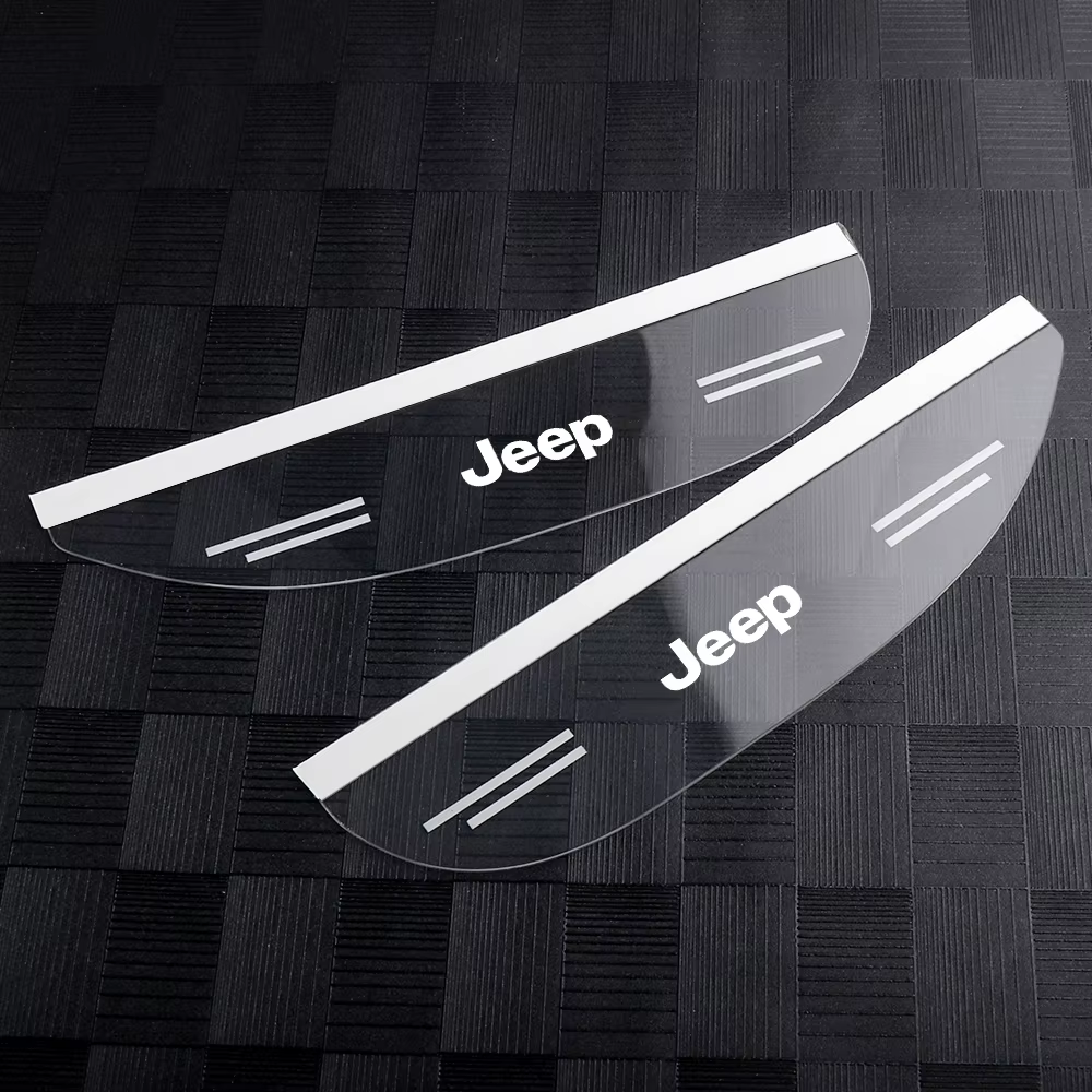 Pare-pluie pour rétroviseur de voiture, visière anti-pluie, protection contre la pluie, pour Jeep Wr