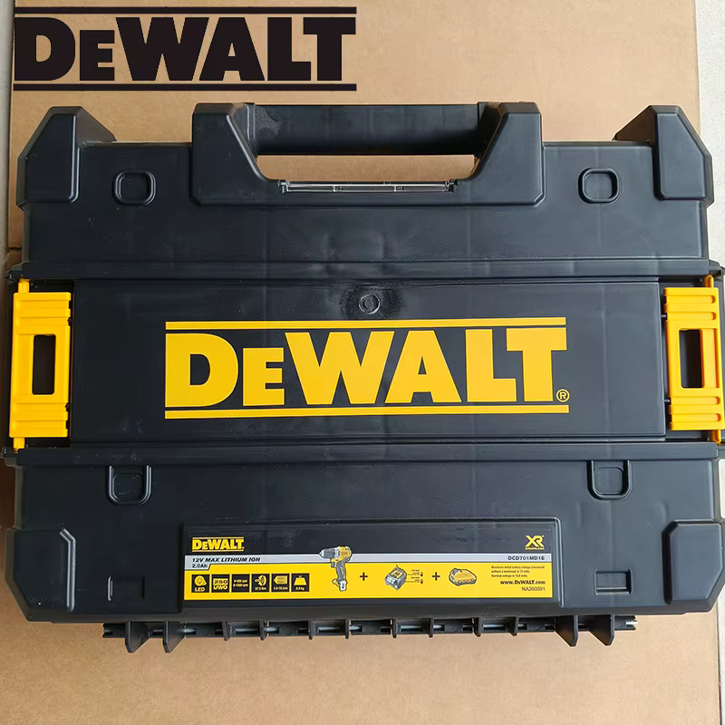 DEWALT – mallette à outils rigide robuste, boîte de rangement Durable empilable 43x34x13cm pour acce
