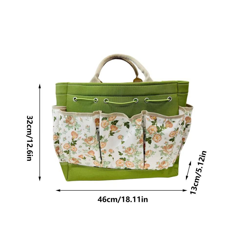 Sac à outils de jardin durable, sac de rangement pour outils de jardinage et de plantation, sac orga