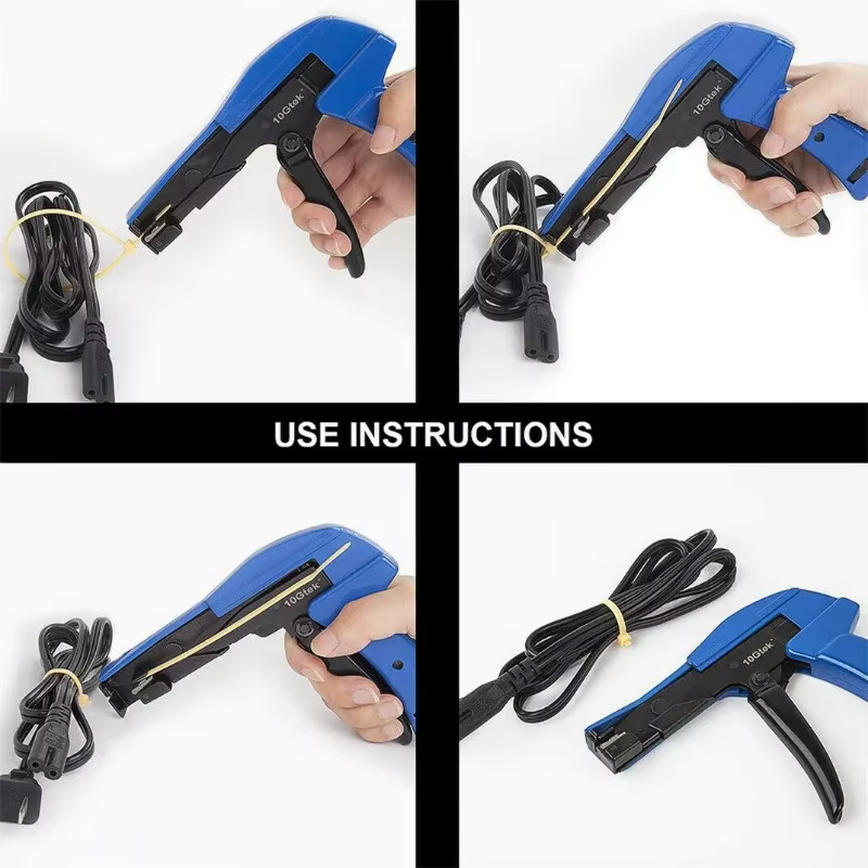 Pince à fermeture éclair en Nylon HS-600A, outil de coupe de fixation pour attache de câble en Nylon
