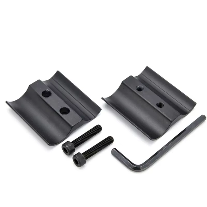 Support de serrage à Tube fixe noir pour lampe de poche télescope, support de pince universel pour I