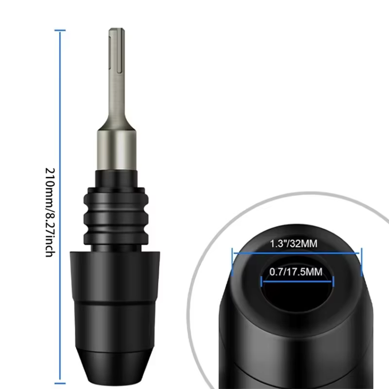 Adaptateur SDS Plus vers SDS Max, adaptateur de mèche de marteau, adaptateur de perceuse amovible et