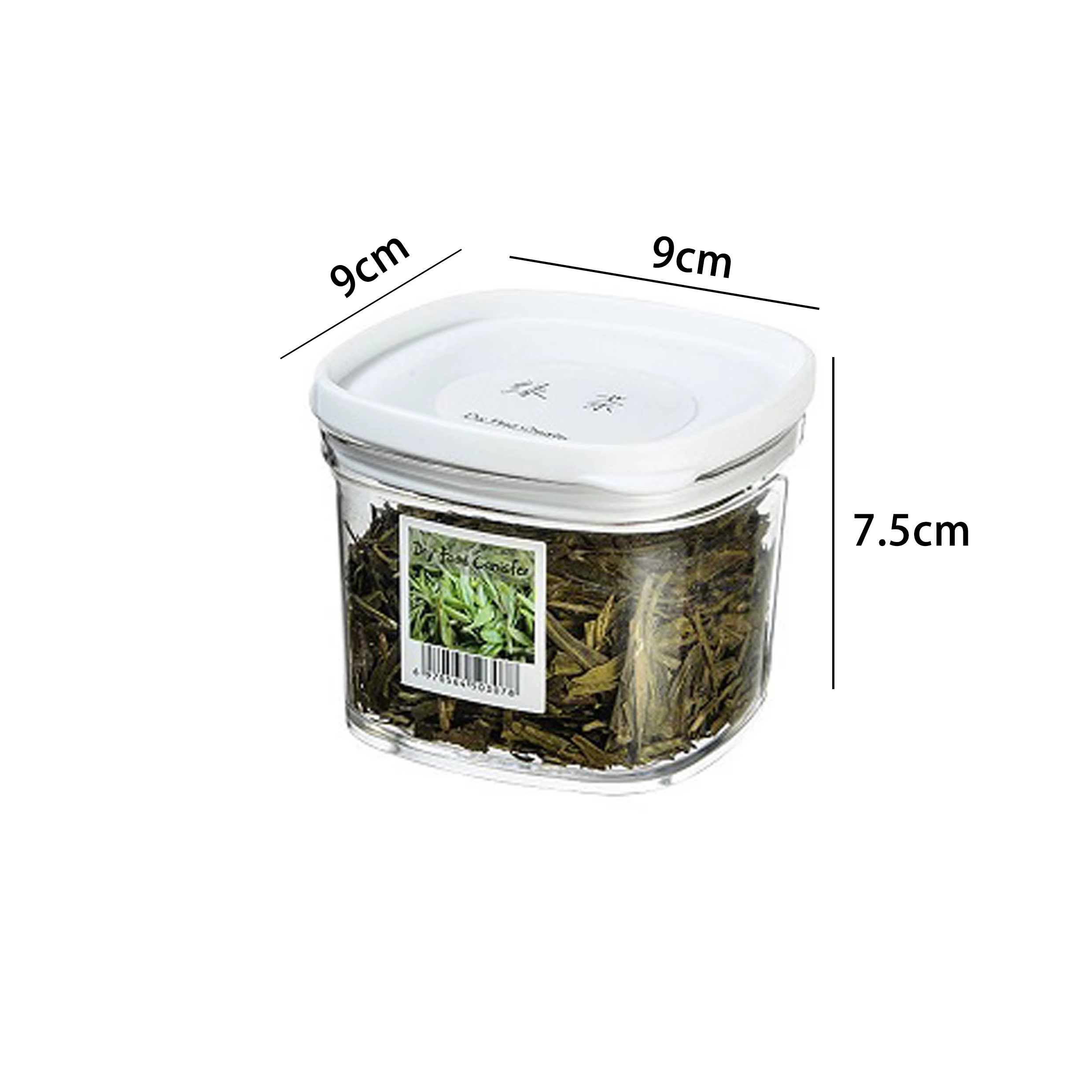 Boîtes de rangement empilables en plastique scellées pour cuisine, 3 capacités, blanches, pour alime