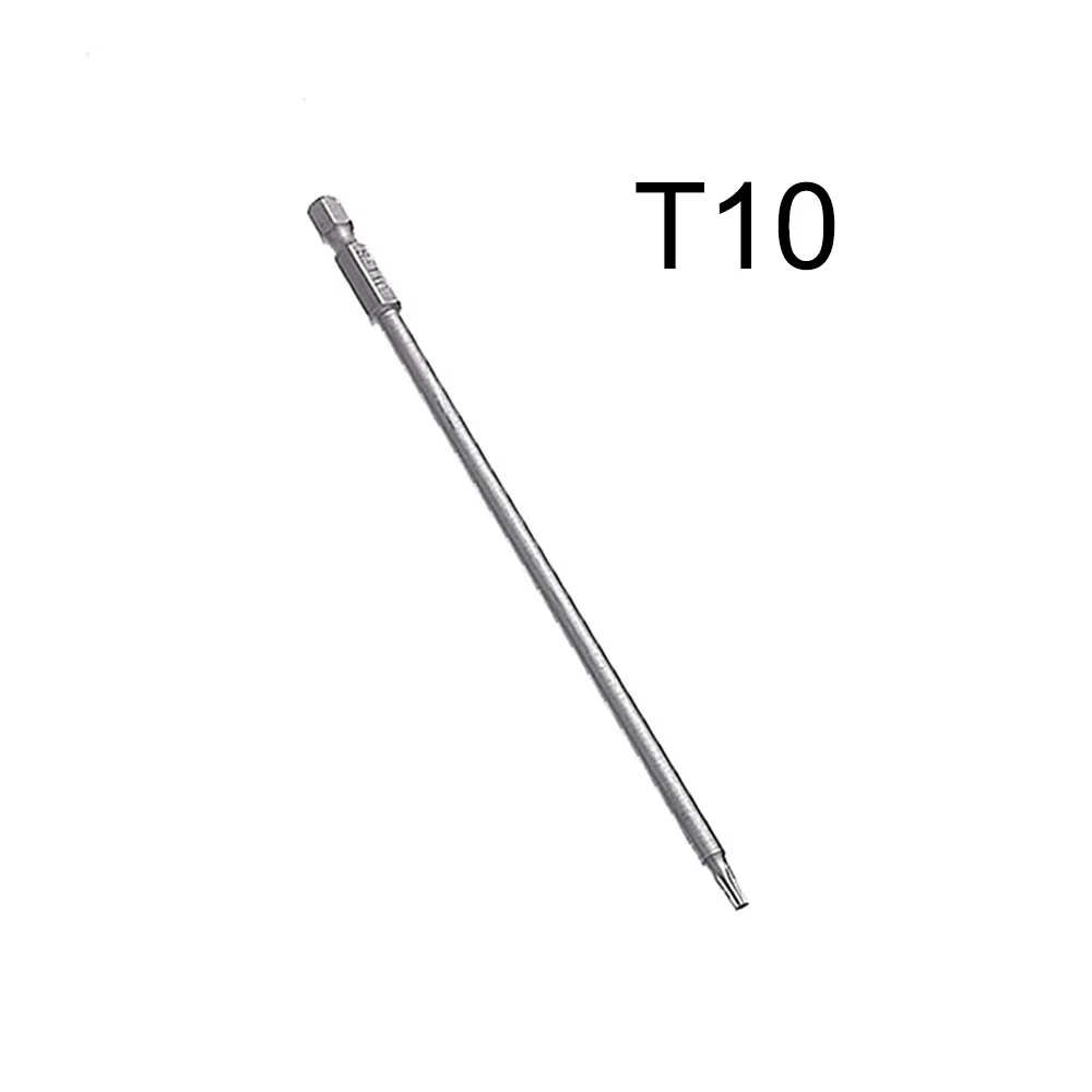 Jeu d'embouts magnétiques inviolables, tournevis Torx à tête plate, embout hexagonal de 1/4 pouces d