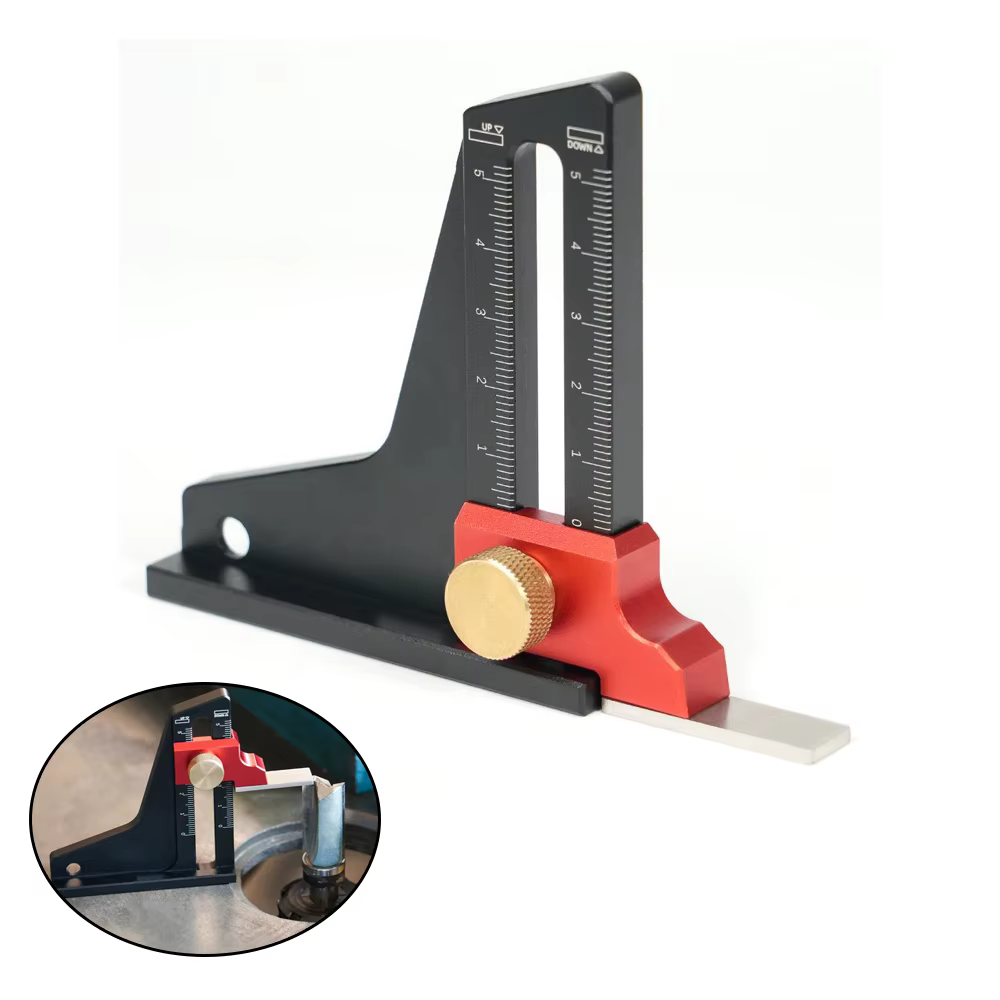 Jauge de profondeur en alliage d'aluminium, outil de mesure recommandé, bricolage, calcul, travail, 