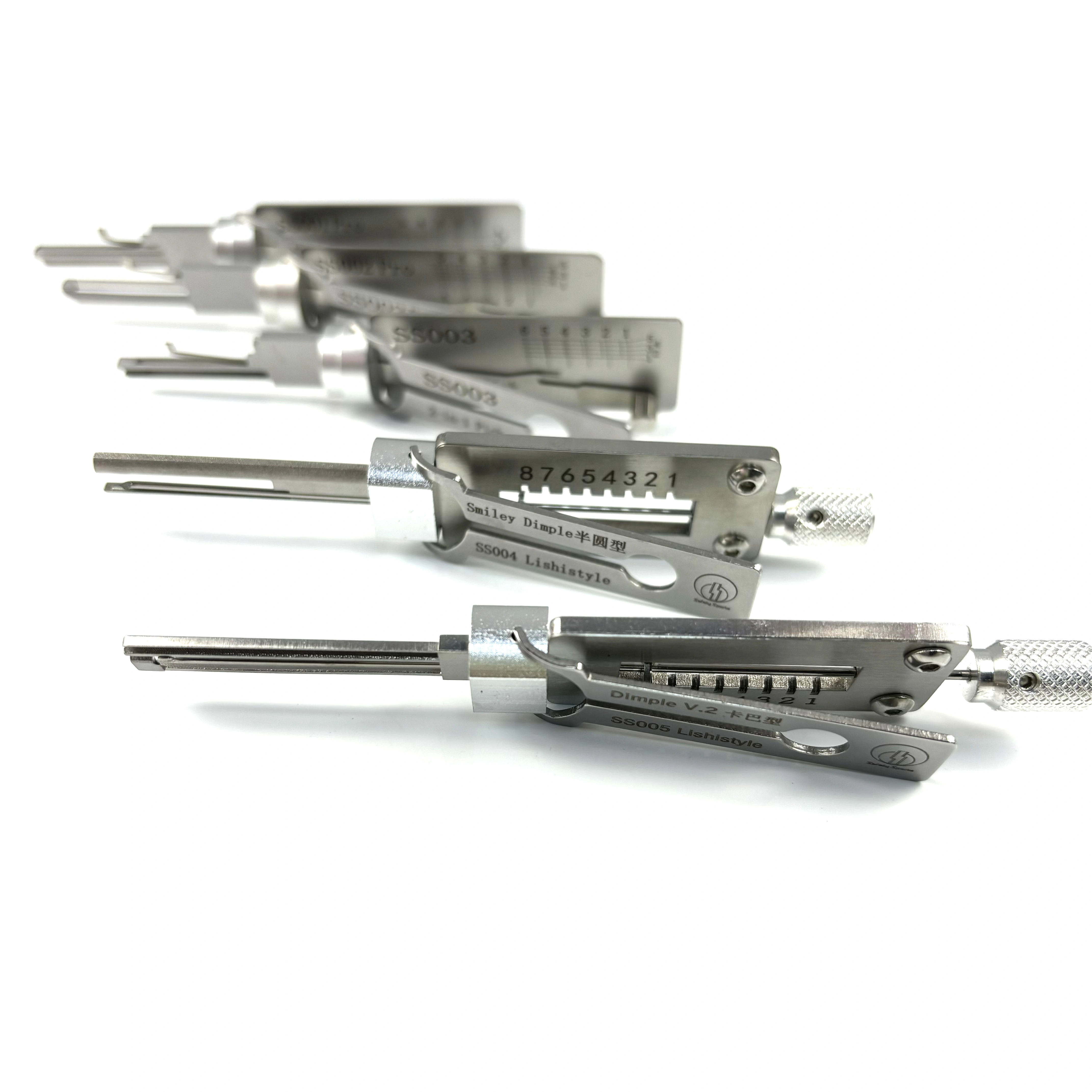 Ensemble de 5 outils de serrurier SS001 SS002 SS003 SS004 SS005, outils de réparation de serrure de