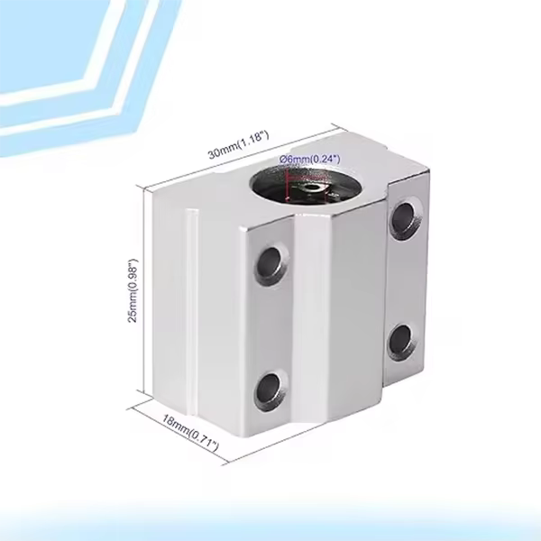 Les roulements de type boîte sont pour tige de vis à axe optique, diamètre intérieur 6mm 8mm 10mm 12