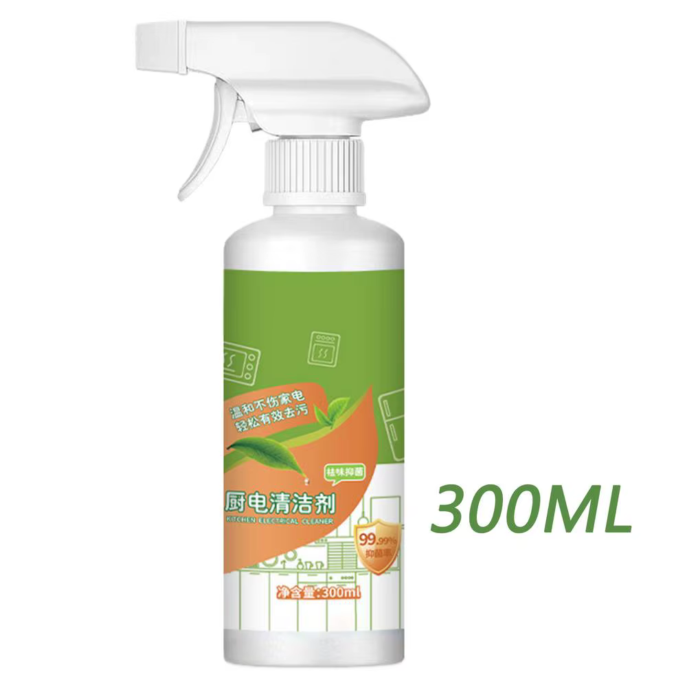 Spray nettoyant de cuisine 300ml, dégraissant concentré doux, nettoyant sûr polyvalent pour cuisiniè