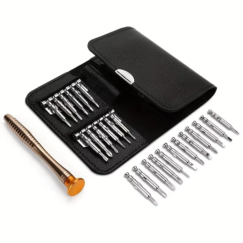 1 jeu, jeu de tournevis de précision, Kit d'outils de réparation 25 en 1, petit jeu de tournevis, to