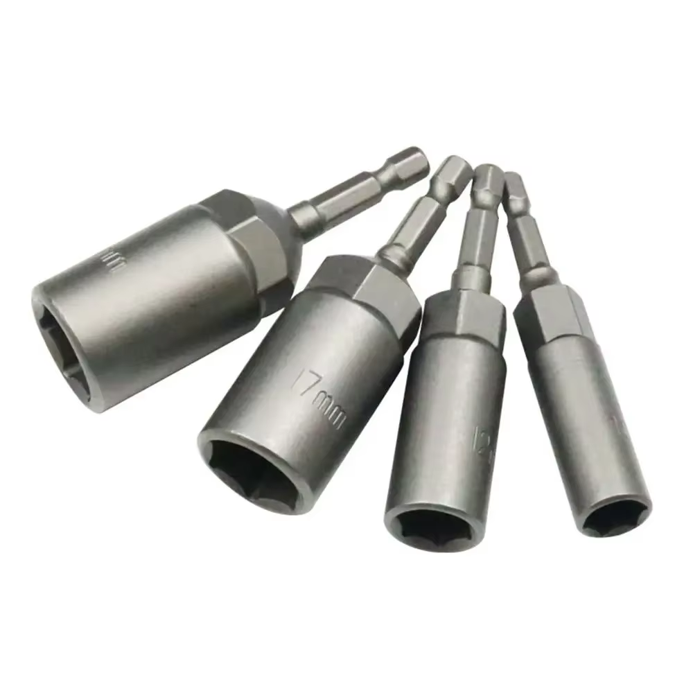 Krachtige 5.5mm-19mm douilles à douille hexagonale jeu de tournevis à écrou outils de poignée de tou