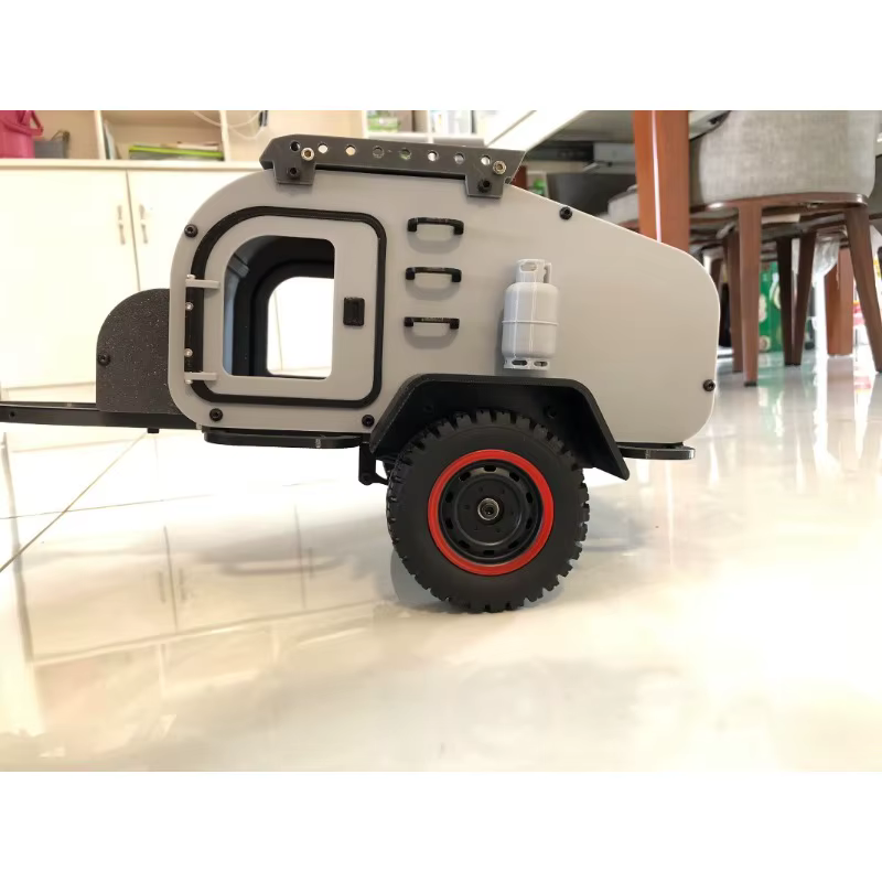 Simulation 1:10 RV remorque pour 1/10 RC voiture sur chenilles Traxxas TRX4 Defender Bronco AXIAL SC