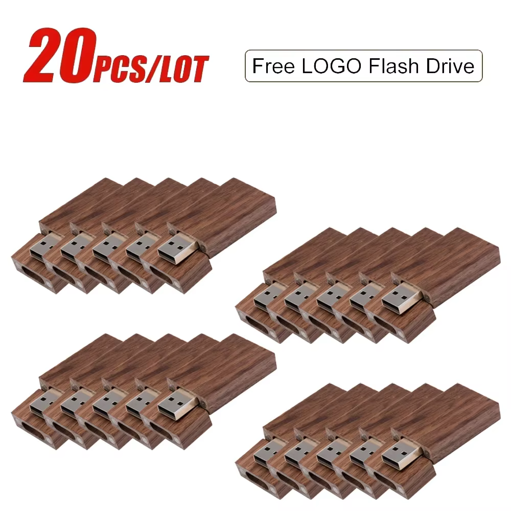 Clé USB 2.0 en bois, 128 go 64 go 32 go 16 go 8 go, pour photographie, cadeau de mariage, Logo perso