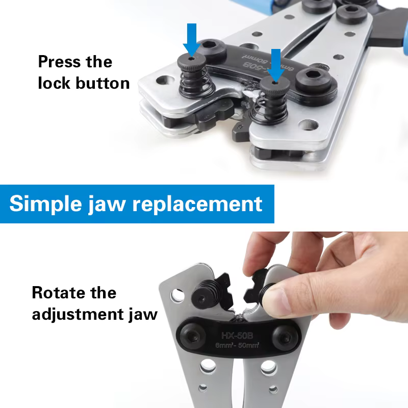 Pince à sertir pour Terminal de Tube, outil de sertissage hexagonal, multi-outils, cosse de câble de