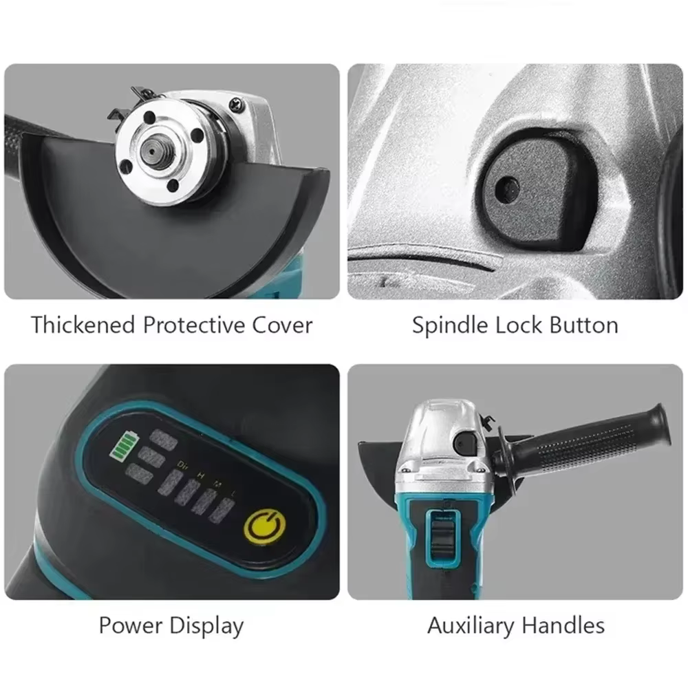Nouveau Makita électrique DGA404 meuleuse d'angle sans brosse polissage Machine de découpe outil de