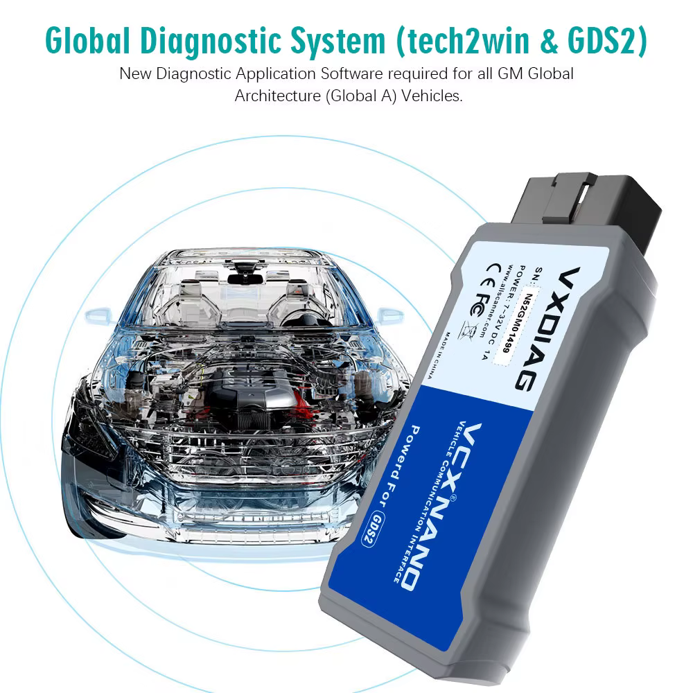 VXDIAG VCX NANO pour GM OPEL GDS2 2023.07 Tech2win V16.02.24 outil de Diagnostic Version USB Version