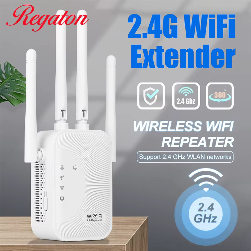 Répéteur de signal WiFi 2.4G 300M, amplificateur de signal sans fil haute vitesse, fonctionnement fa
