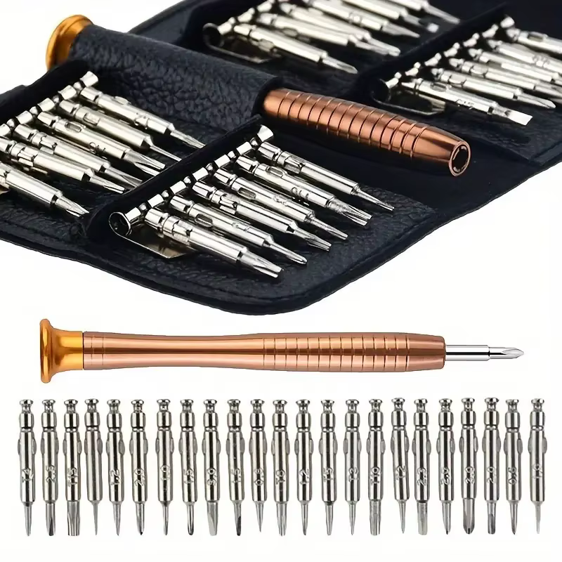 Jeu de tournevis de précision, kit d'outils de réparation 25 en 1, petit jeu de tournevis, type étoi