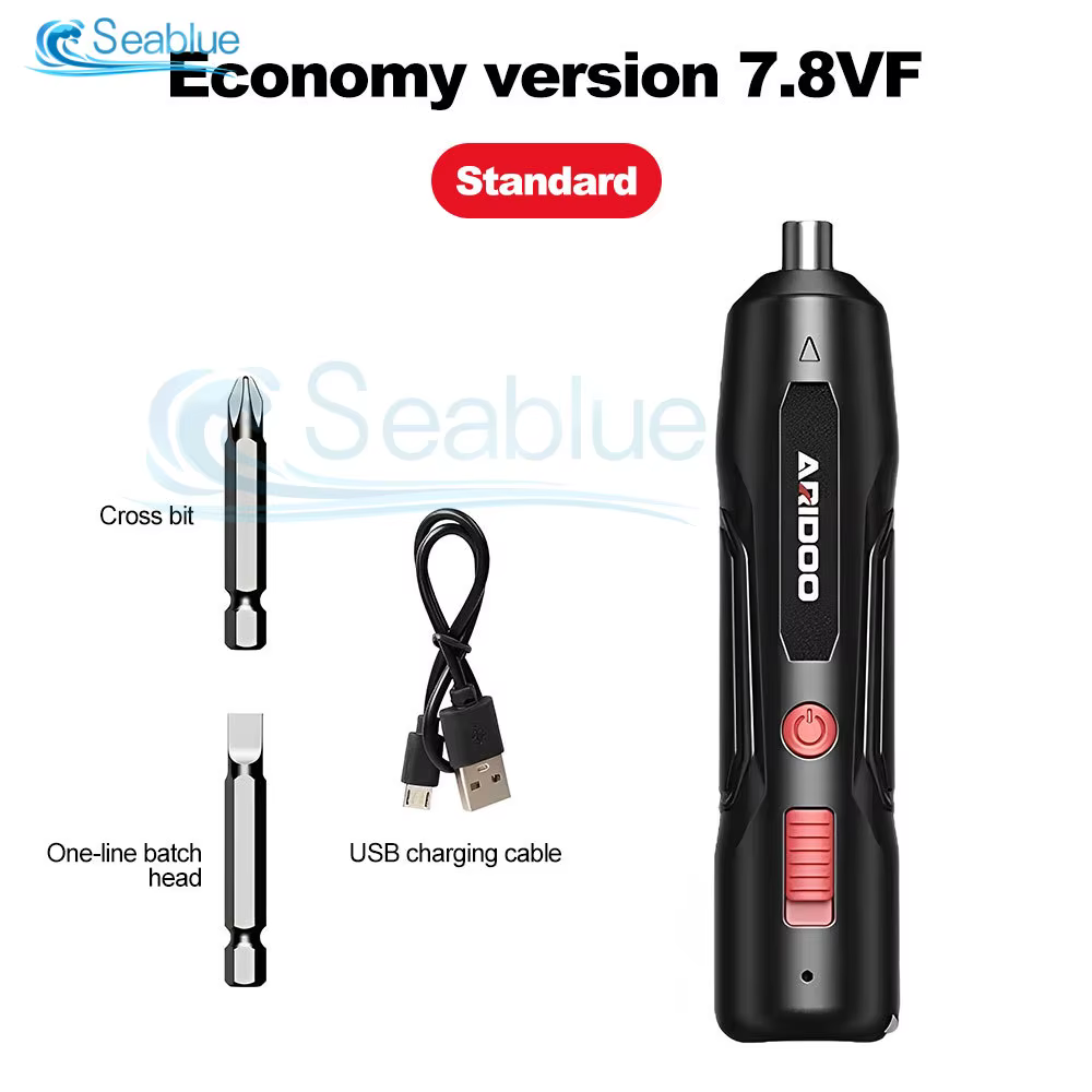 Jeu de tournevis électriques professionnels avec lumière LED, tournevis électrique, outils de répara