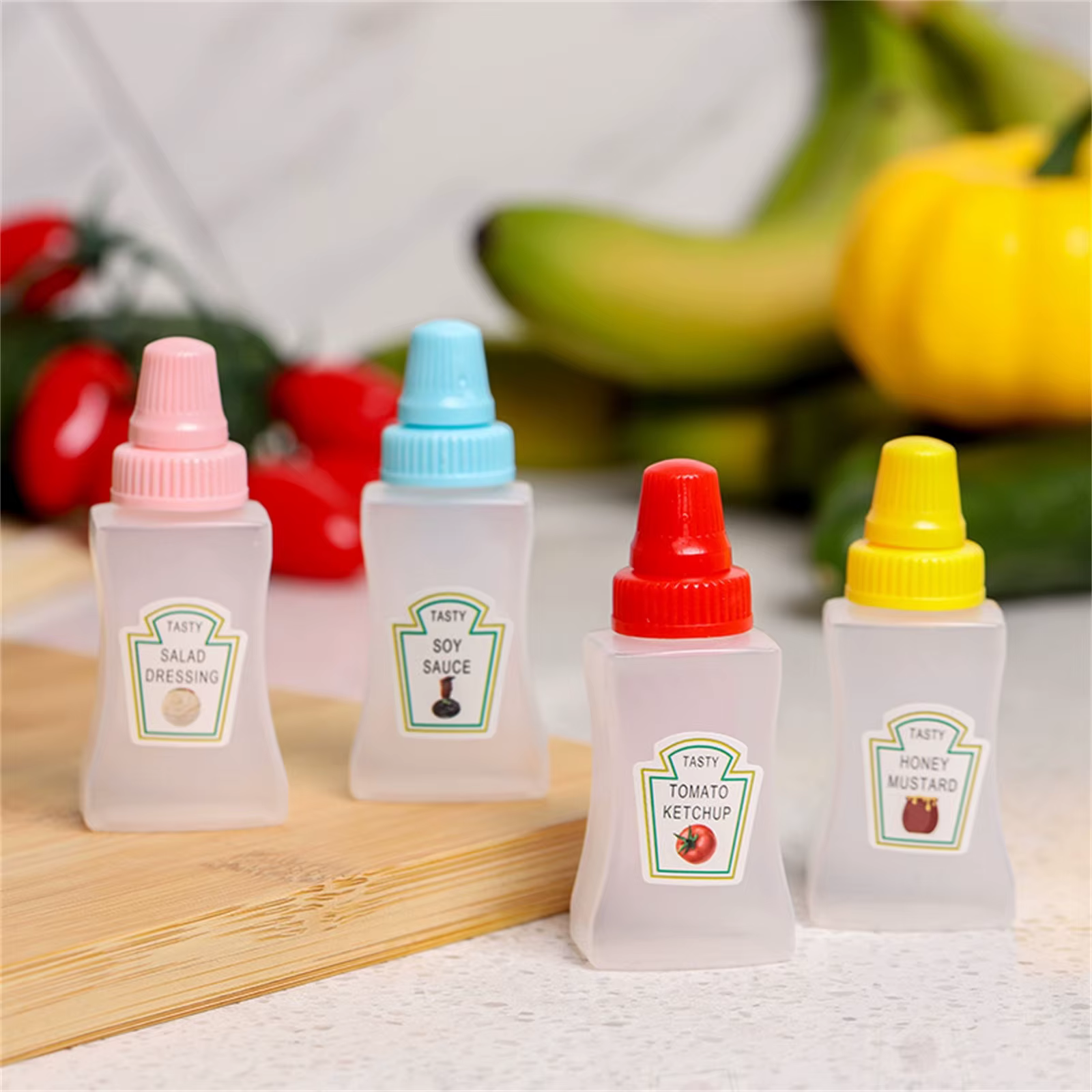 Mini bouteilles de condiments portables, conteneurs de stockage d'assaisonnement, pots pour barbecue