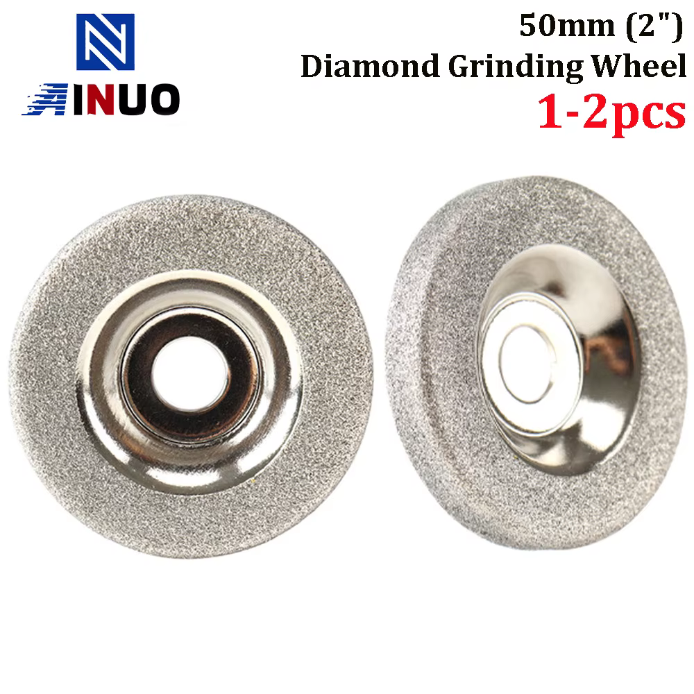 50mm diamant meule tasse 2 "émery fraise pour rectifieuse accessoires outil de meulage rotatif grain