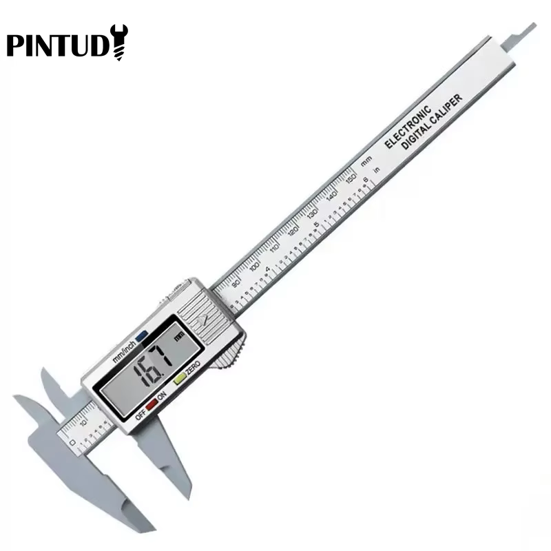 1PC plastique vernier étrier affichage numérique étrier Mini texte jouer étrier étudiant vernier règ