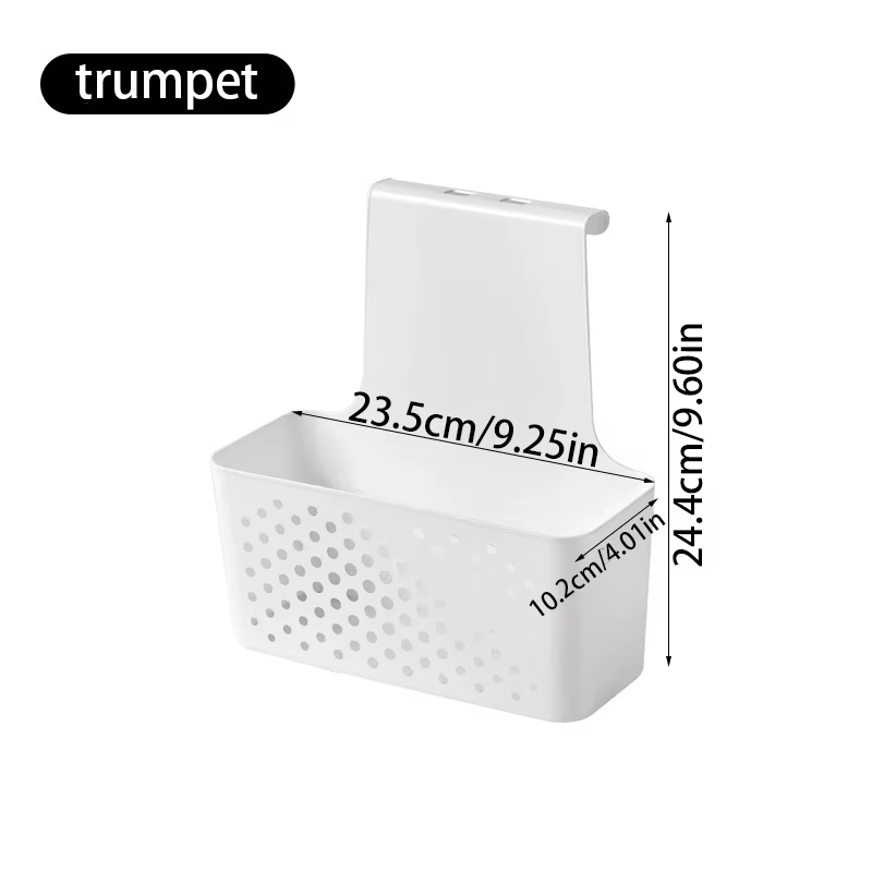 Boîte de rangement murale Non perforée pour porte d'armoire, utilisée pour les paniers de rangement