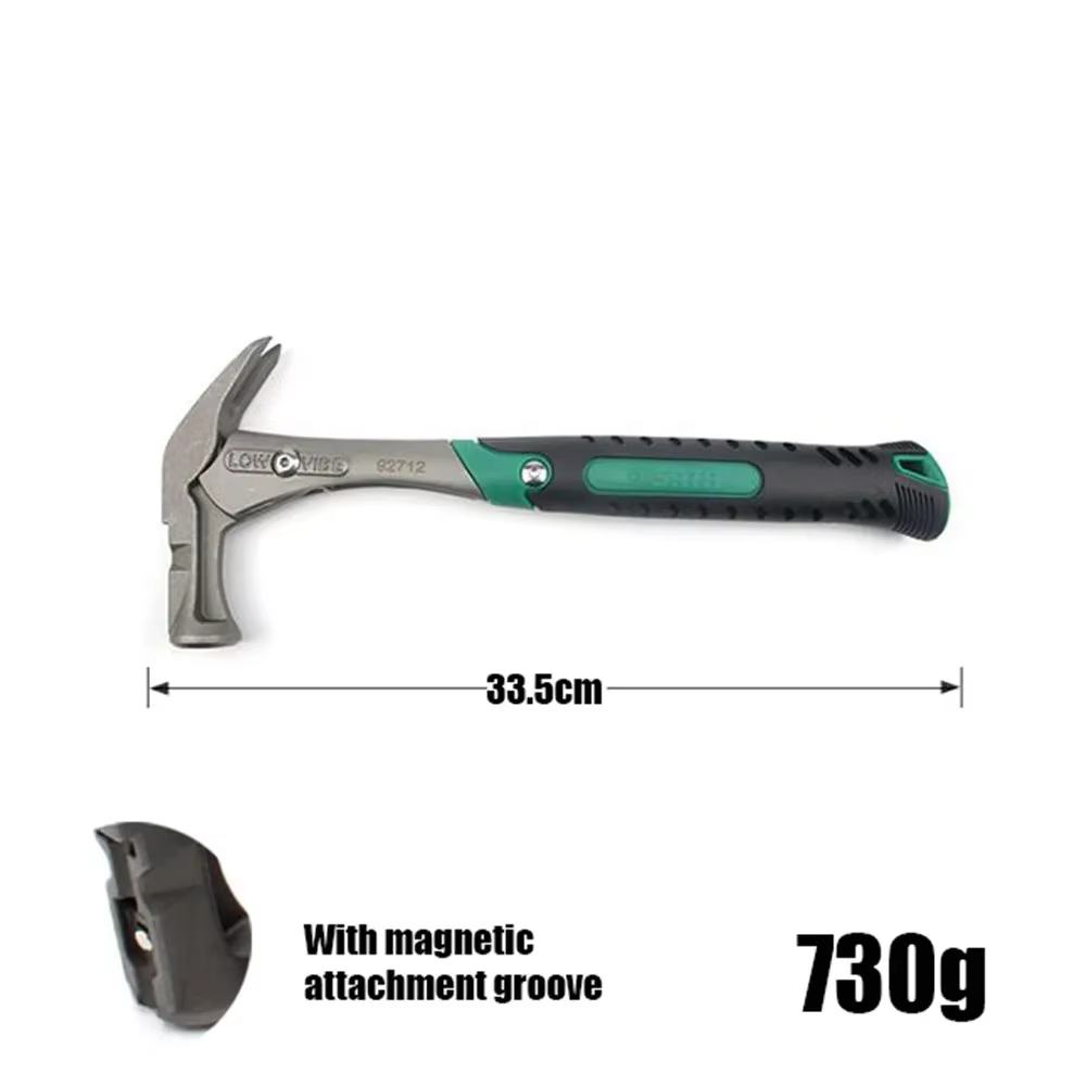 Haute Qualité Amortisseur Marteau SATA CR-MO Haute Dureté pour Électricien Charpentier Maillet Outil
