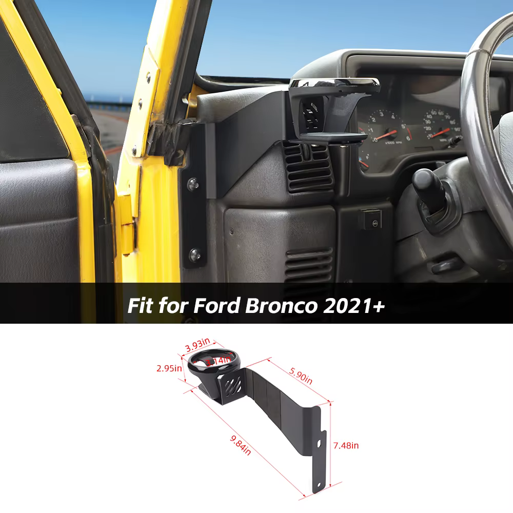 BAWA-Porte-boissons latéral de la console centrale, tasse à eau, support rapide pour Jeep Wrangler T
