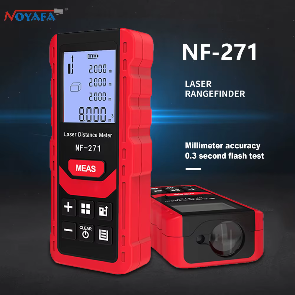 NoynotifNF-271 Distancemètre Laser 40M 80M Télémètre Bande Télémètre Dispositif De Mesure Règle Numé