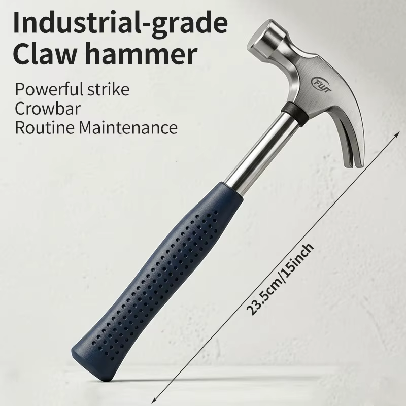 Marteau à griffes multifonctionnel, manche ergonomique, outil de frappe robuste pour la réparation à