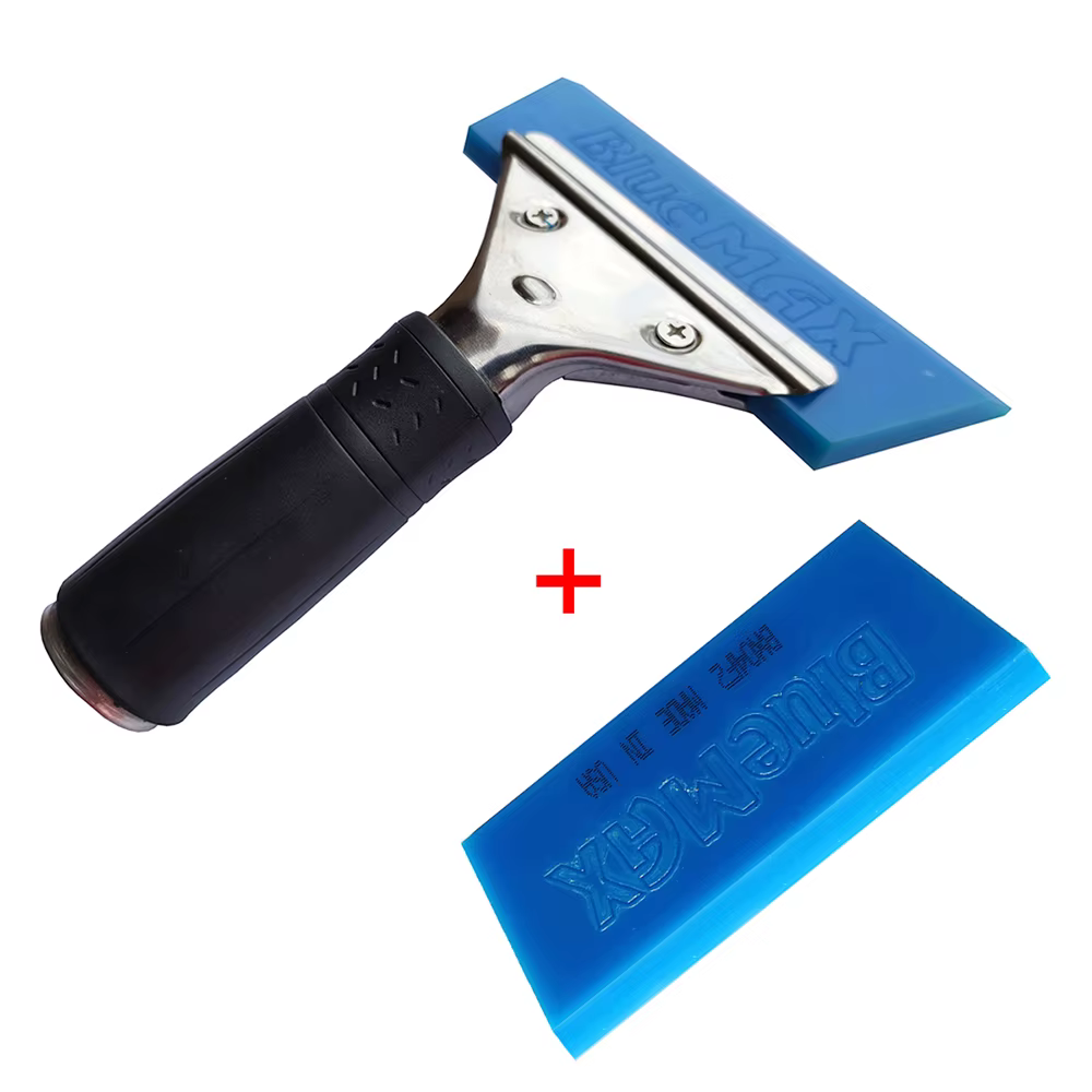 BLUEMAX – raclette en caoutchouc, lame de rechange, Film automobile en vinyle, grattoir de nettoyage