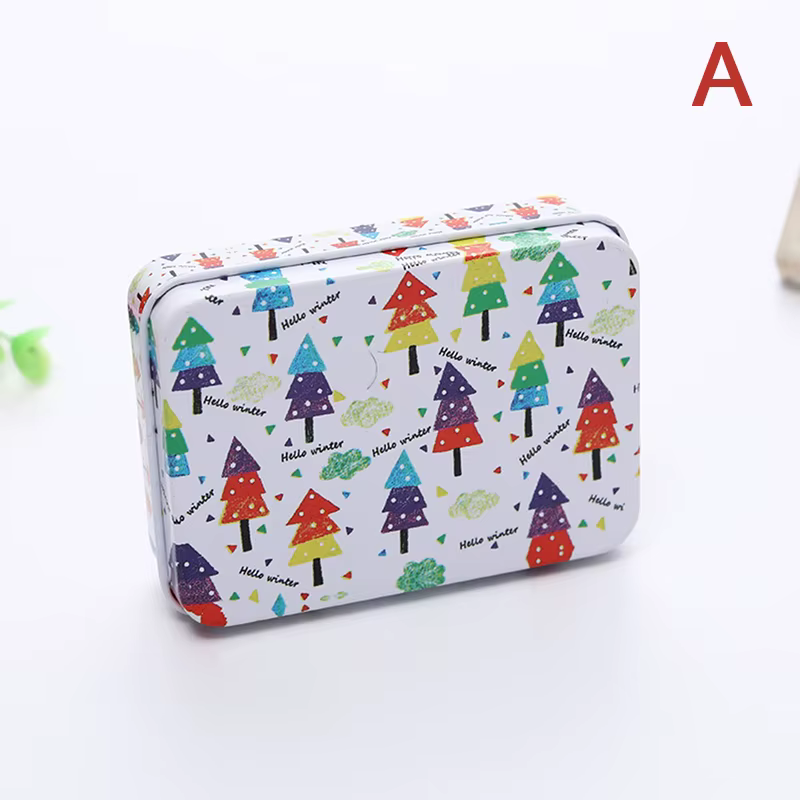 Mini boîte rectangulaire portable avec couvercle, 18 boîtes, petit conteneur de stockage, étuis à bo
