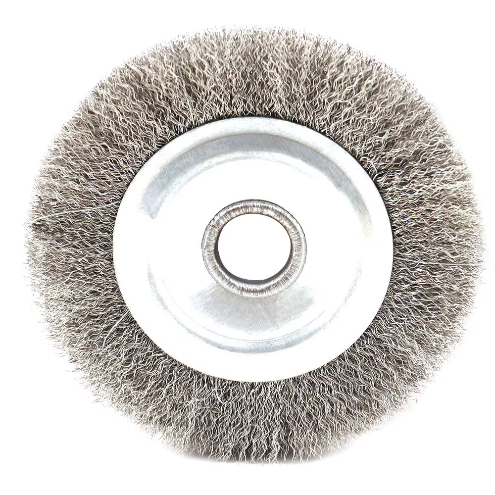 Brosses rondes en fil d'acier, 125mm, meuleuse, outils abrasifs pour l'élimination de la rouille du