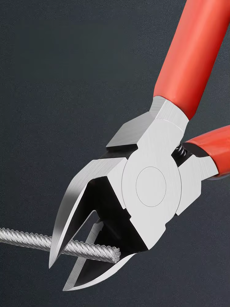 Pince coupante diagonale de précision, tranchante, pour fil métallique, câble, plastique, portail, r