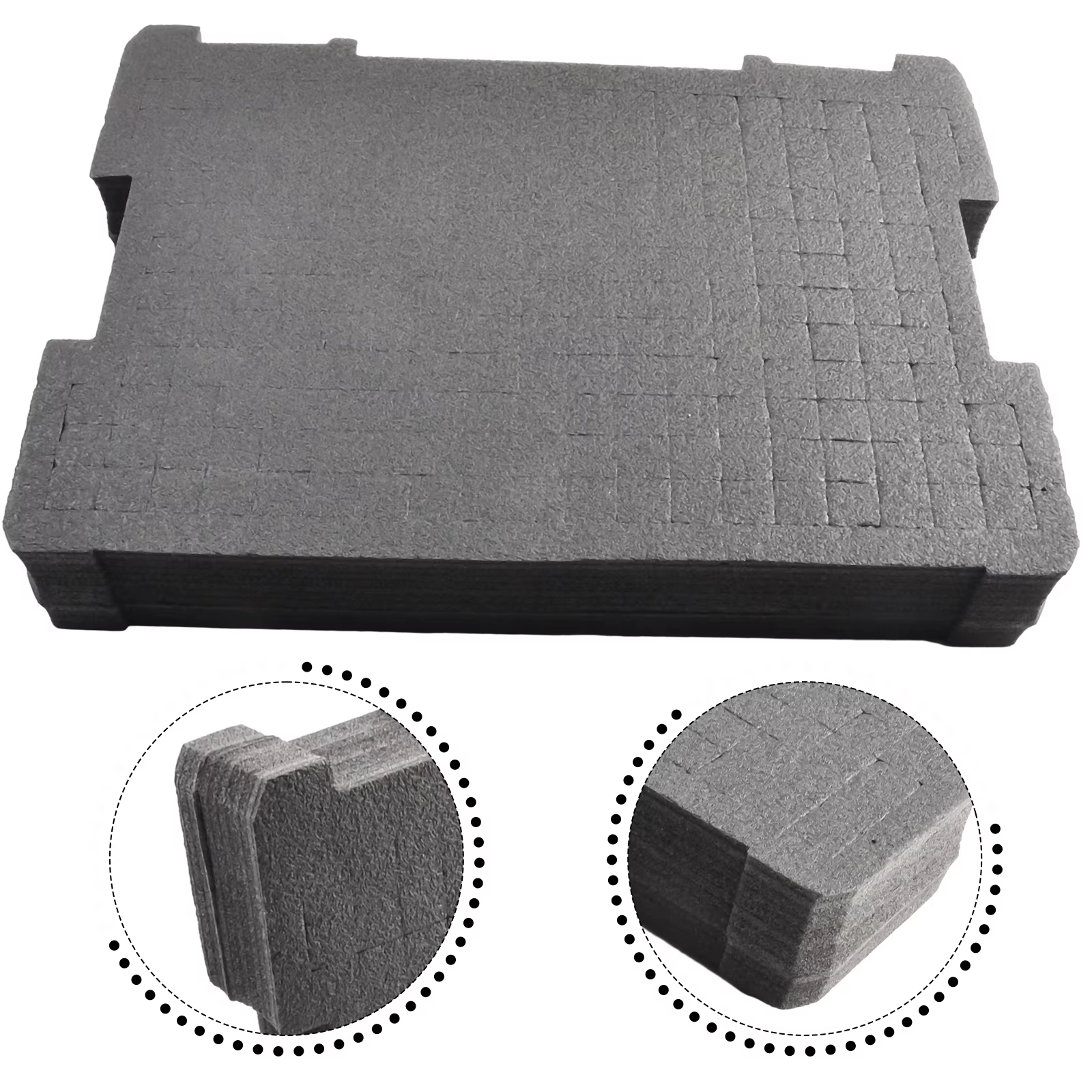 Personnalisez facilement votre stockage d'outils avec l'insertion en mousse DWST88801 adaptée aux bo