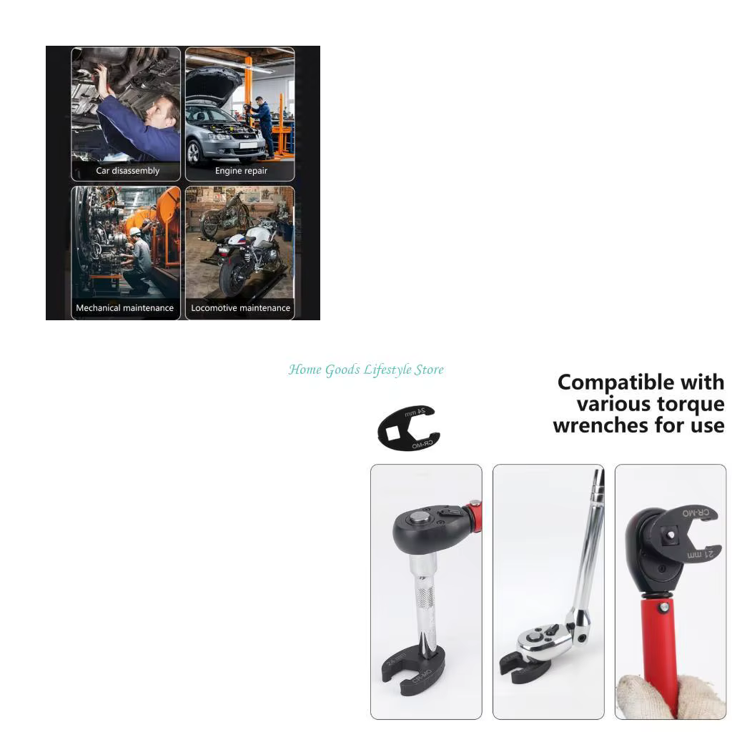 clés à cliquet ergonomiques professionnelles E74E, 15 pièces, 3/8 pouces, pour le travail mécanique